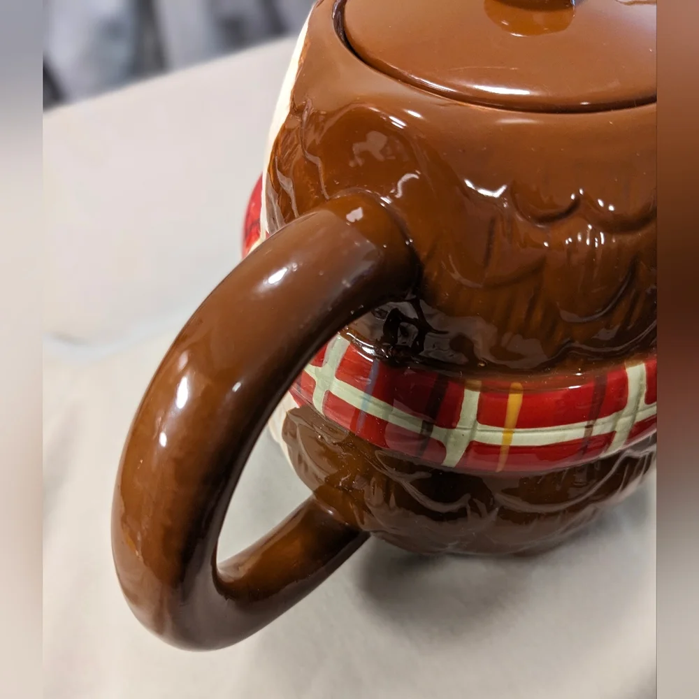 Vintage Pier 1 Imports:Hand painted Chilly Billy Teapot